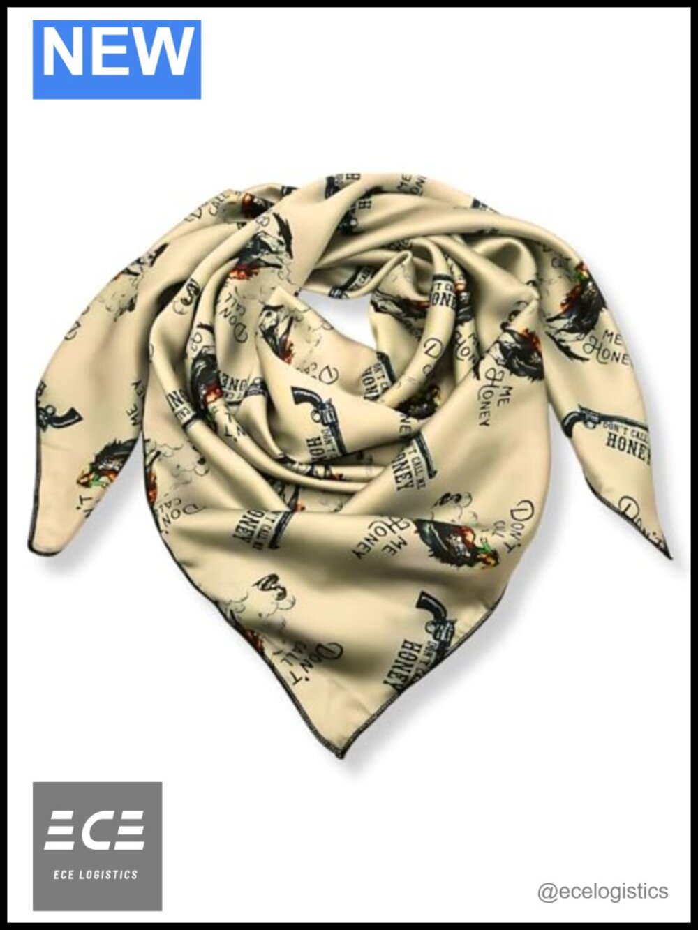 Silk Blend Wild Rag 36 Inch Square Western Cowboy Scarf Neckerchief Bandana